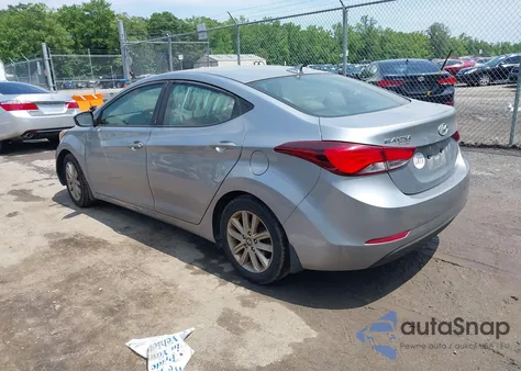 2015 Hyundai Elantra Se из США, поврежденный, VIN 5NPDH4AE9FH588648
